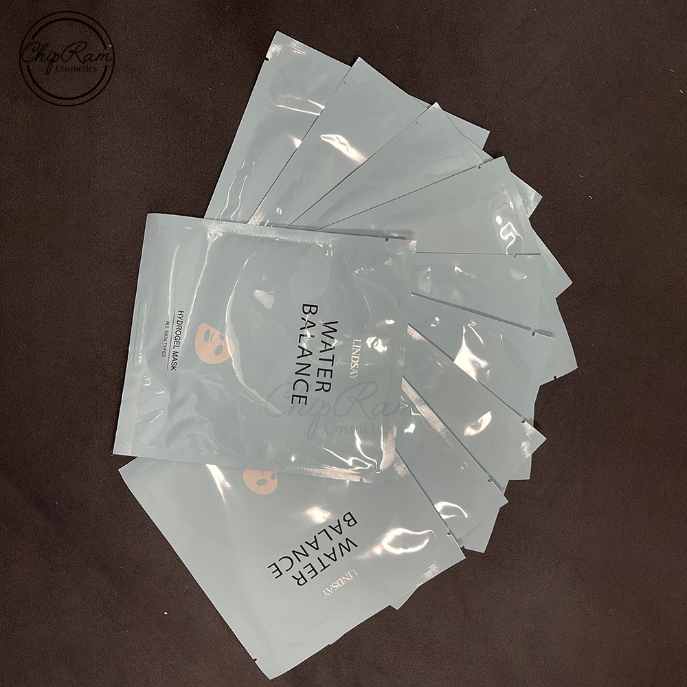 Mặt nạ cấp ẩm trắng da Lindsay Water Balance đắp sau lăn kim