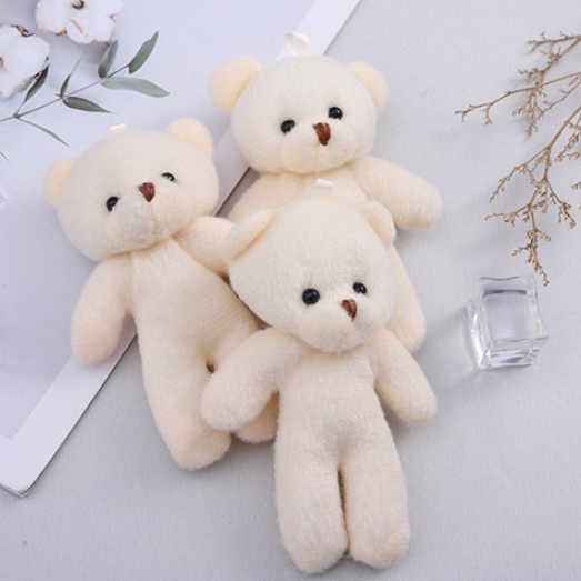 Gấu bông Teddy Móc Khóa Phụ Kiện Size 9cm Xinh Xắn Đáng Yêu Treo Balo Túi Xách Chìa Khóa MK02