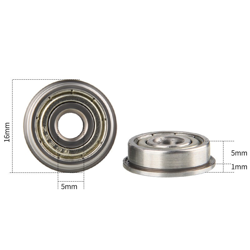 4 F625ZZ Vòng bi mặt bích 5x16x5 mm Vòng bi rãnh sâu F625 Z ZZ Vòng bi thép