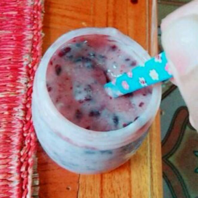 Sữa chua nếp cẩm mộc châu ba vì làm từ 100% sữa bò tươi lên men nguyên chất chất sữa đặc sánh mịn thơm