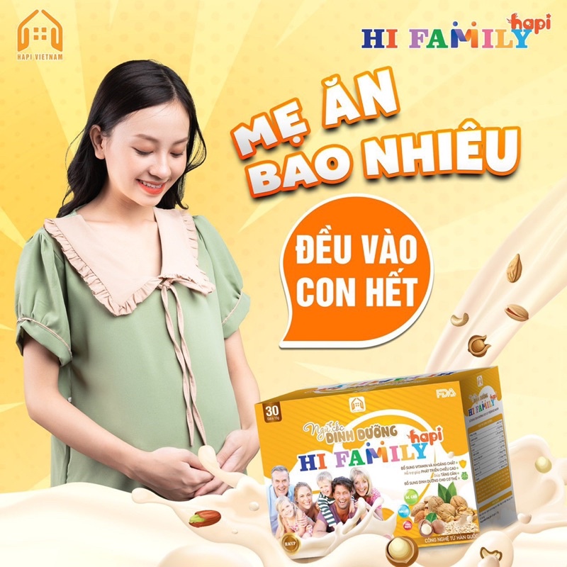 COMBO Sau Sinh - Gồm 1 Lợi Sữa Chè Vằng BABYPLUS và 1 Hộp Ngũ Cốc Dinh Dưỡng Hi family ,Giúp Mẹ Nhiều Sữa ,Bé Tăng Cân