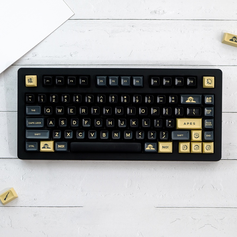 APES theme keycaps SA profile Double Shot ABS keycap set 172keys