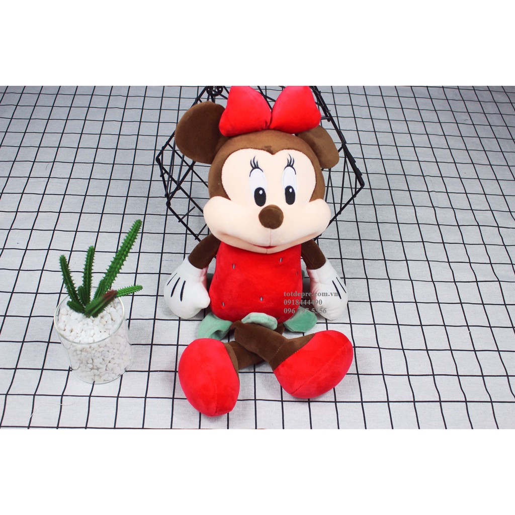 Đồ Chơi Gấu Bông  Chuôt Mickey Minnie nhồi bông ngộ nghĩnh mềm mịn