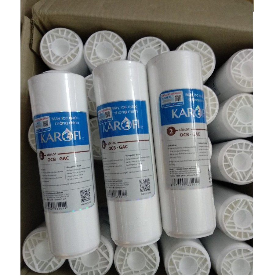 Lõi lọc nước số 2 RO Karofi - OCP GAC - Than Hoạt Tính