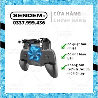 Tay cầm chơi game kèm quạt tản nhiệt tích hợp sạc dự phòng 2000mAh