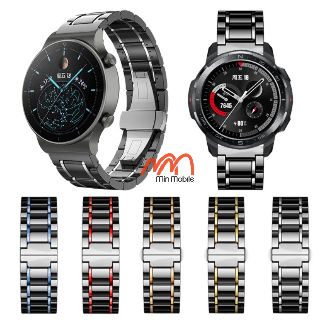 Dây Gốm Cao Cấp Chỉ Màu Huawei Watch GT2 Pro CM06