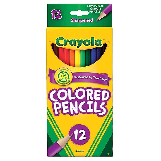 Bút chì màu crayola 12 màu - Coloredpencils