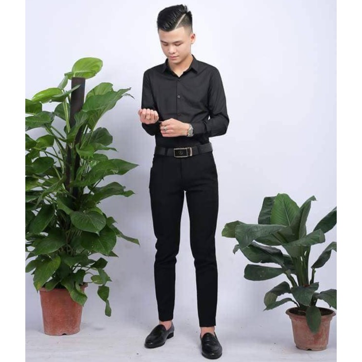 ( Bán lỗ - xả kho ) Quần âu vải tuyết Hàn không xù không nhăn không bám bụi