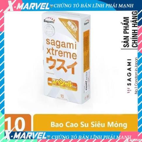 Bao cao su SIÊU MỎNG tăng KHOÁI CẢM kéo dài thời gian. Bcs GAI BI lớn Sagami Xtreme Superthin