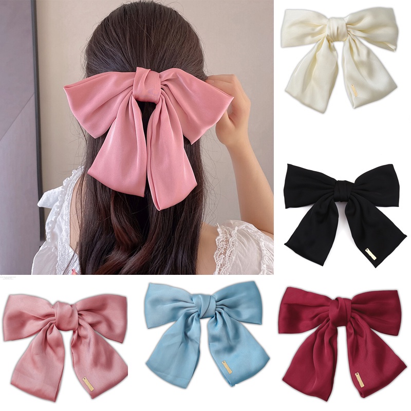 Kẹp Tóc Hình Nơ Lớn Xinh Xắn Đáng Yêu Dành Cho Nữ