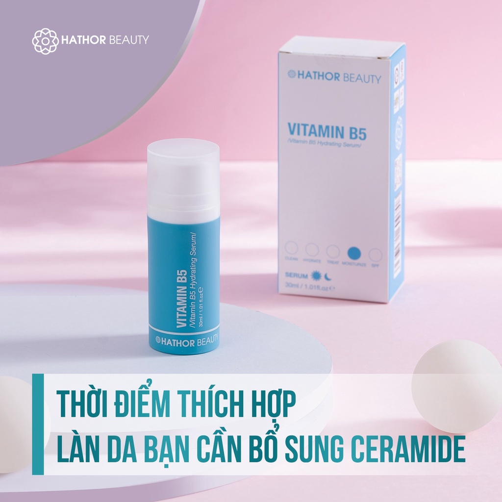 Serum B5 Hathor Beauty 30ml Tinh chất cấp ẩm sâu và phục hồi da ngăn ngừa lão hóa dưỡng da hiệu quả chính hãng