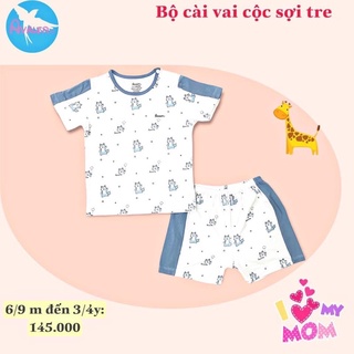 [AVALER SALE] Bộ cộc tay sợi tre Avaler cao cấp 2022
