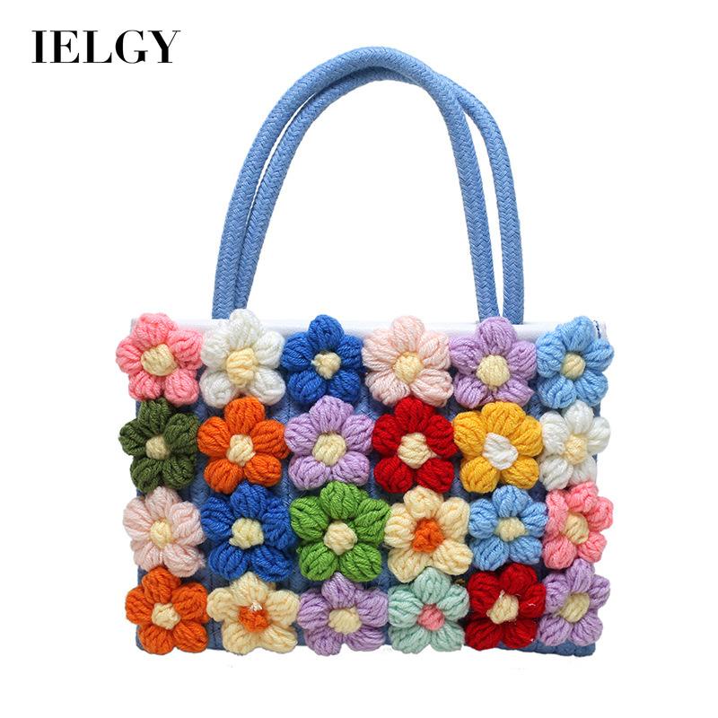 Túi Đeo Chéo Hình Vuông Nhỏ Gọn Nhẹ Thêu Họa Tiết Thời Trang Cho Nữ