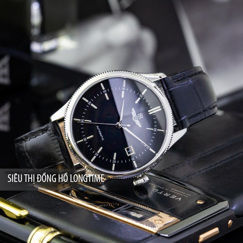 Đồng hồ máy cơ nam SRWATCH Automatic AT SG8886.4101AT mặt kính sapphire chống trầy chống nước 50m bảo hành 12 tháng