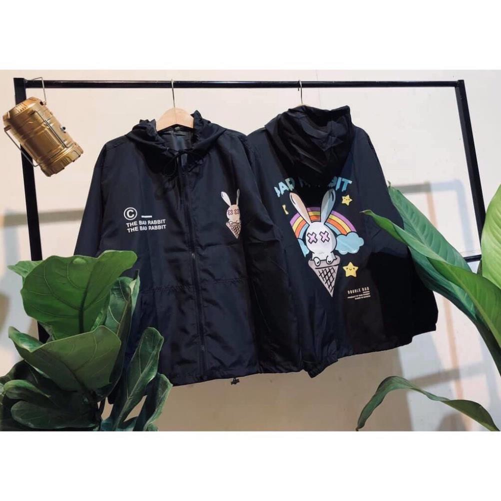 Áo khoác dù Chống Nắng cho nam nữ và cặp đôi LOKI SHOP Có 2 Màu ulzzang jacket in hình BAD RABBIT unisex | BigBuy360 - bigbuy360.vn