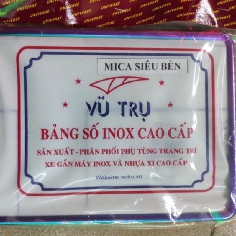 Khung Bản Số Xe Đủ Màu