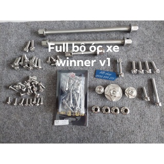 FULL BỘ ÓC SALAYA WINNER V1 INOX 304