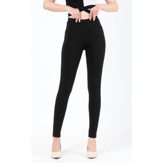 Quần legging nữ đẹp dáng dài cạp cao chất vải umi màu đen co giãn mặc thể thao thể dục tập gym đi học - học sinh ở nhà