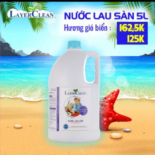 Nước lau sàn hữu cơ Layer Clean hương gió biển