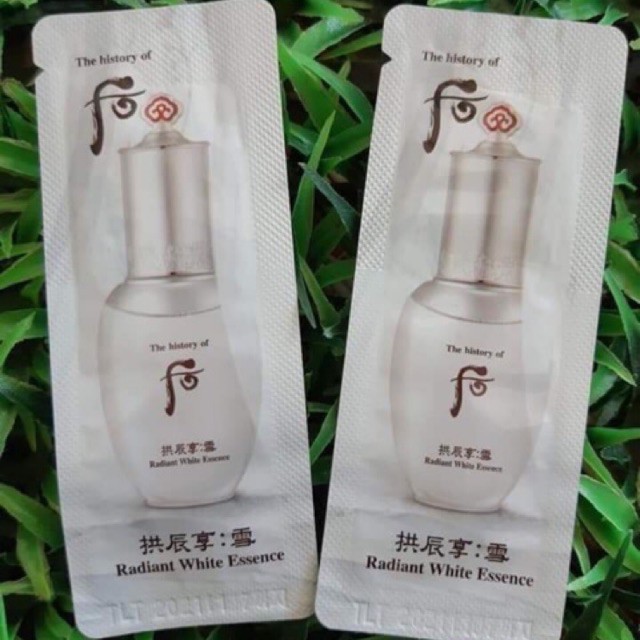 Combo 5 gói Tinh chất dưỡng trắng Whoo Radiant White Essence