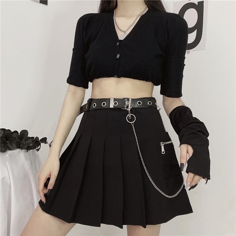 [Mã WASKT304 giảm 15% tối đa 30K đơn 99K] Chân váy tennis xếp li kèm thắt lưng dây xích cá tính, năng động, thời trang | BigBuy360 - bigbuy360.vn