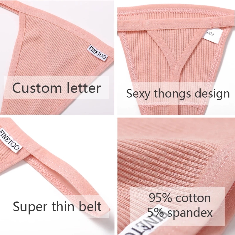 4 Quần lót TAKETALK vải cotton lưng thấp thoải mái quyến rũ dành cho nữ