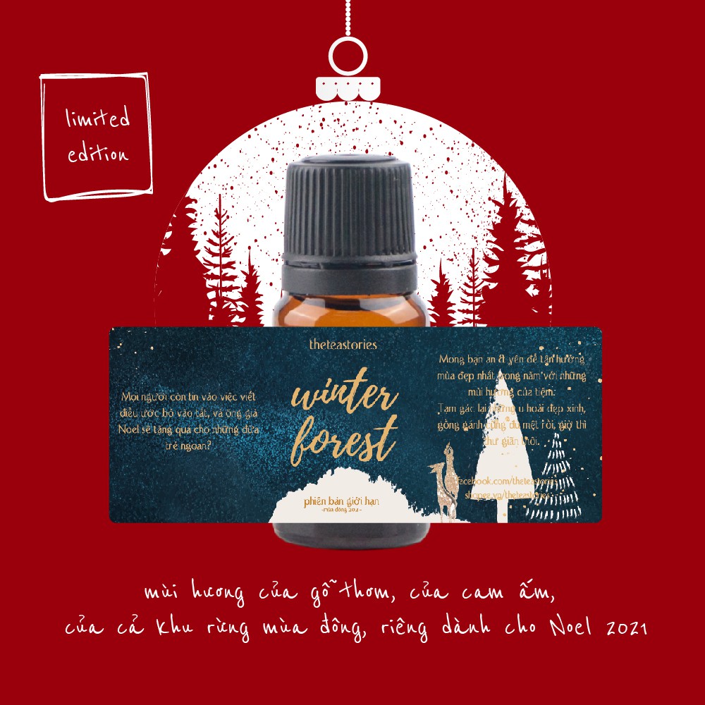 Tinh dầu Winter Forest 10ml - Mùi của khu rừng mùa đông
