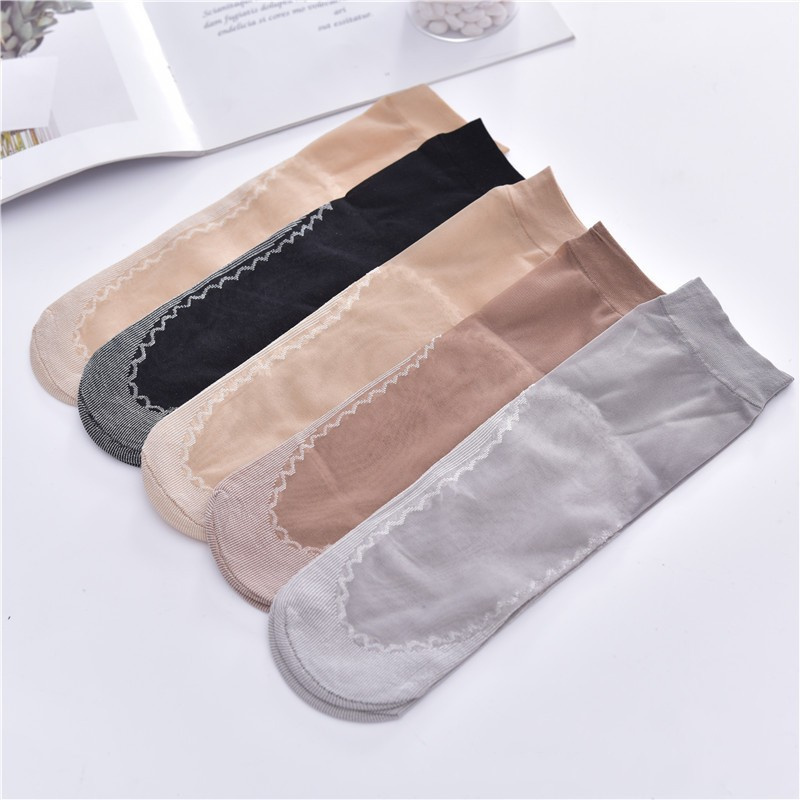 Đôi vớ cotton mềm mại thấm hút mồ hôi thoáng khí tùy chọn màu sắc dành cho nữ