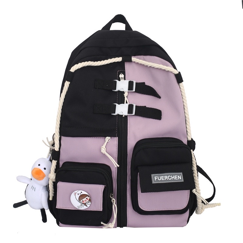 balo dù phong khách Hàn , chất dù bền nhẹ chống nước