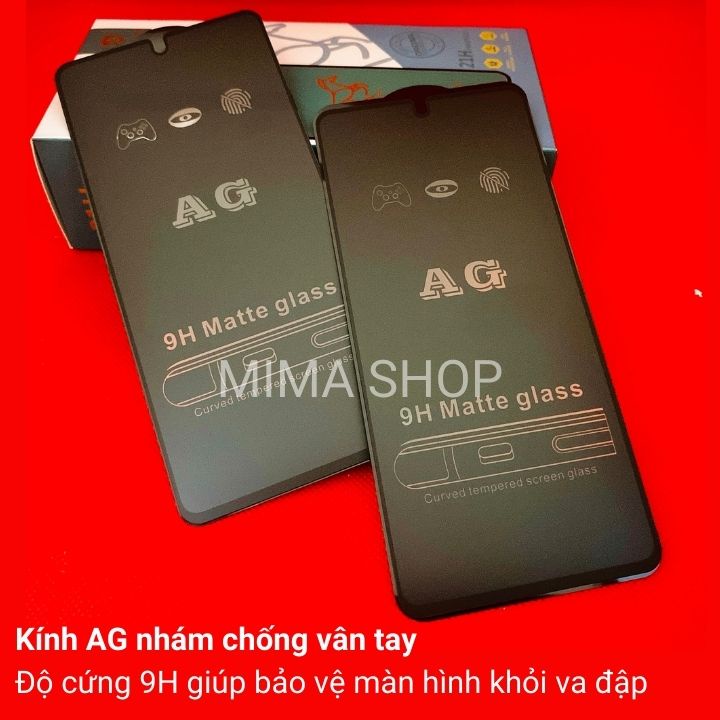 Kính cường lực Chống vân tay Oppo Reno 2/2F/3/4/5//6/6z/7/7z/7 Pro/8/8Z/8 Pro 4G 5G Màn nhám chống trầy tặng kèm bộ dán
