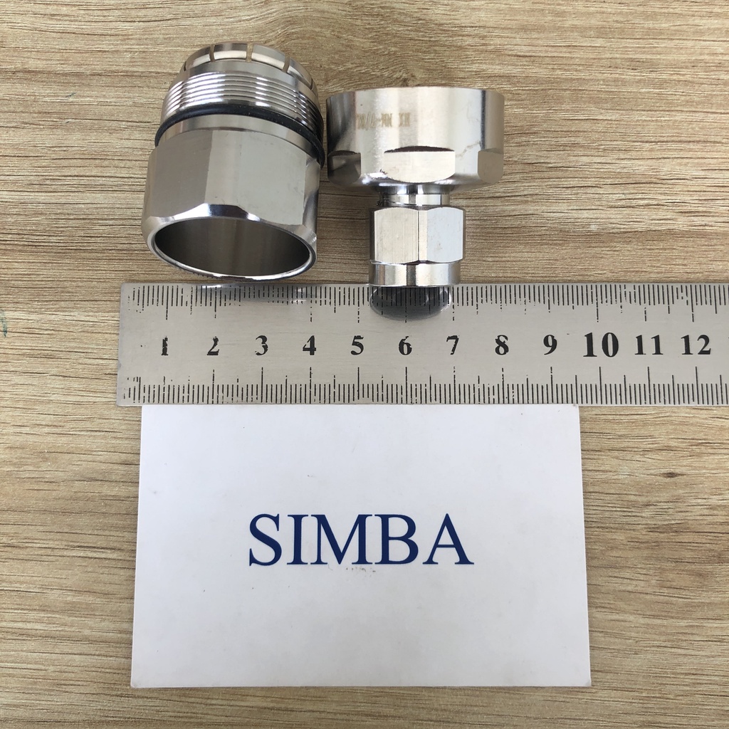 1 cái đầu nối  IBS Connector N-male thẳng cho cáp feeder 7/8, NM-7/8''L Hảng Hengxin, hàng nhập khẩu loại tốt