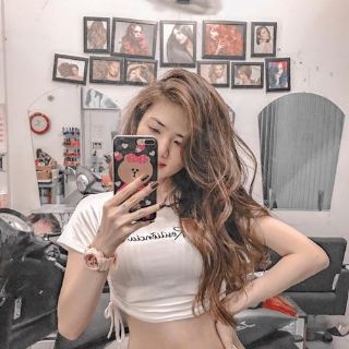 ÁO CROPTOP DÂY RÚT 💖💖