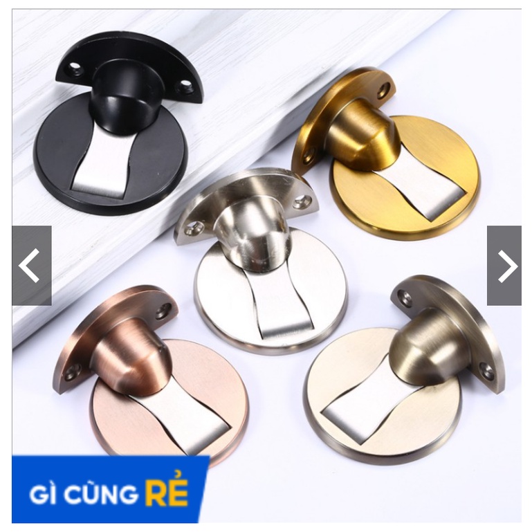 20  hít Chặn cửa nam châm đế mỏng, hít cửa inox 304 bền đẹp chống va đập tiện dụng
