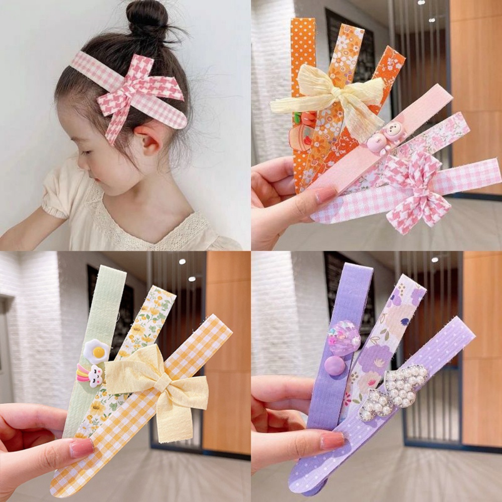 Dây Cột Tóc Hình Nơ Dễ Thương Cho Bé Gái