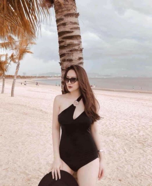 Bikini liền đen lệch vai siêu đẹp mới nhất ( Ảnh chụp thật 100%) | BigBuy360 - bigbuy360.vn