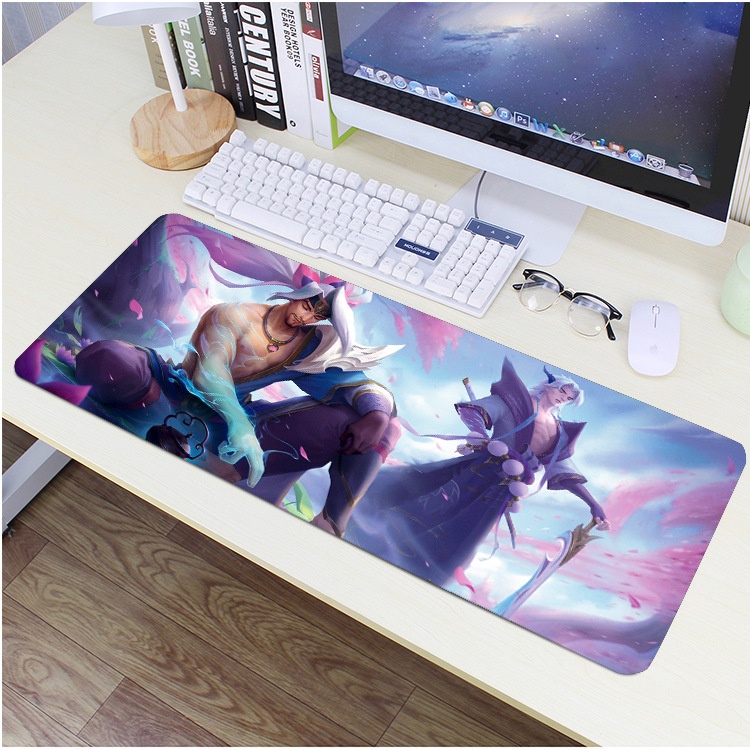 Lót chuột cỡ lớn 80x30 cm loại dày size lớn nhiều mẫu bo viền siêu bền giao màu ngẫu nhiên bao đẹp