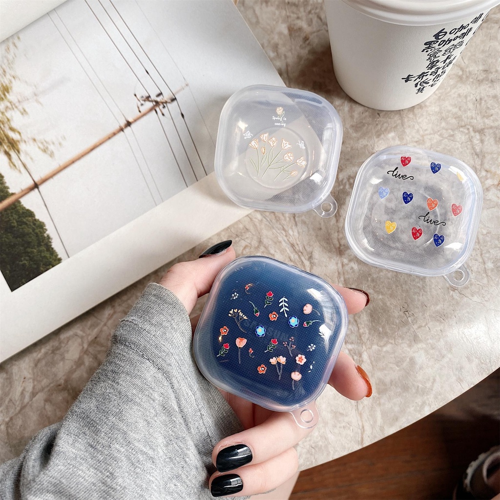 Vỏ Bảo Vệ Hộp Sạc Tai Nghe Bluetooth Samsung Galaxy Buds Live / Buds 2 / Buds Pro / Buds 2 Pro Bằng TPU Trong Suốt Chống Rơi