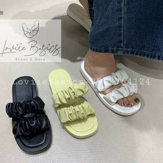 DÉP LÊ LOVIIE BASICS - XUỒNG THỜI TRANG 2 QUAI NHÚNG - D220403 D220421