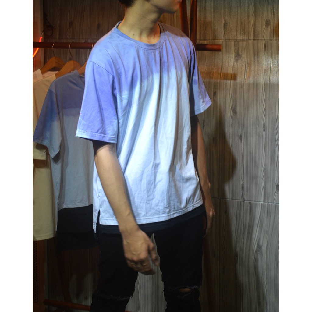 Áo thun Stee Layer loang màu CVC - Giá sỉ Unisex