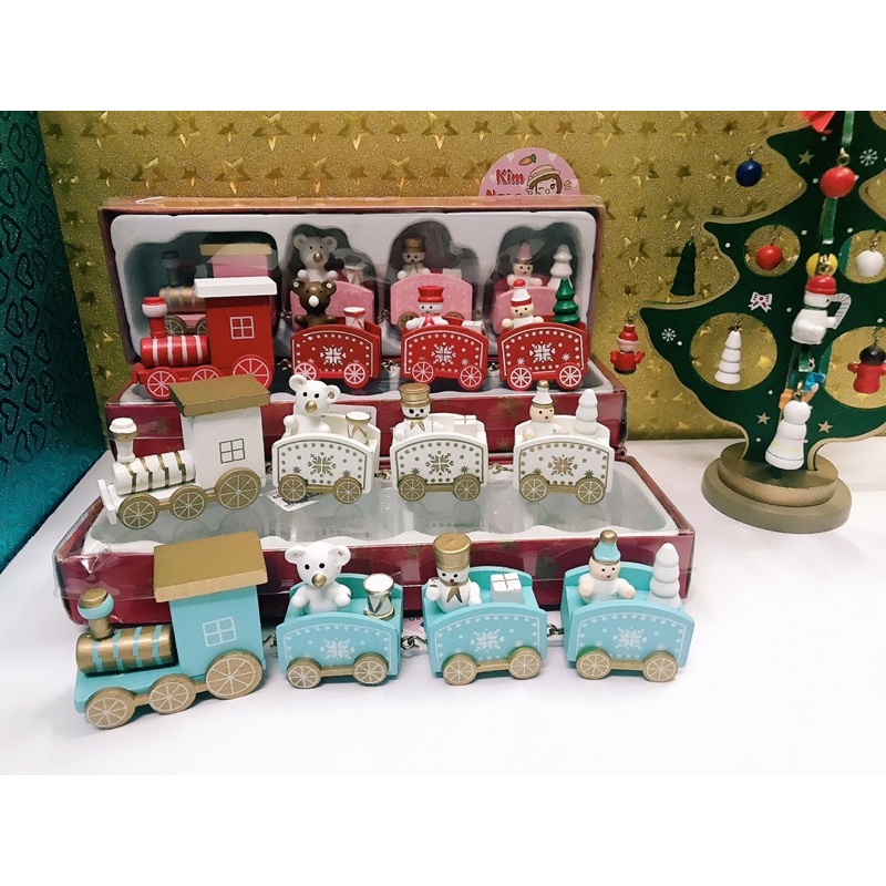 Mô hình xe lửa trang trí giáng sinh / noel