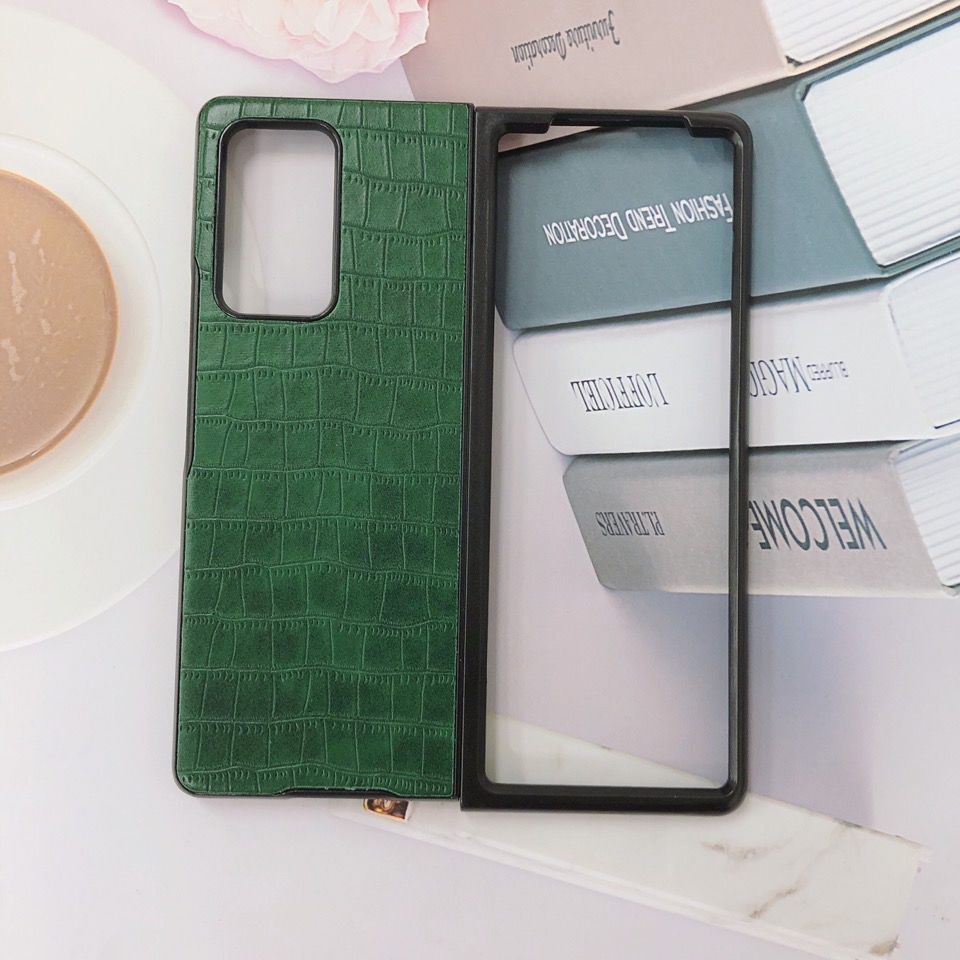 Ốp Điện Thoại Da Gấp Gọn Chống Rơi Phong Cách Hàn Quốc Cho Samsung Galaxy Z Fold 2 W21 F9160 5G