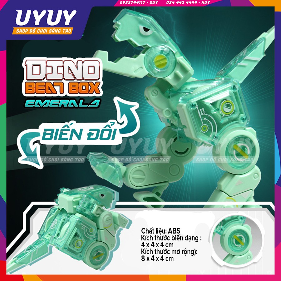 Dino BeastBox 🦎Siêu Ngầu Khủng Long Biến Hình Dino BeastBOX Siêu Hot Cho Bé