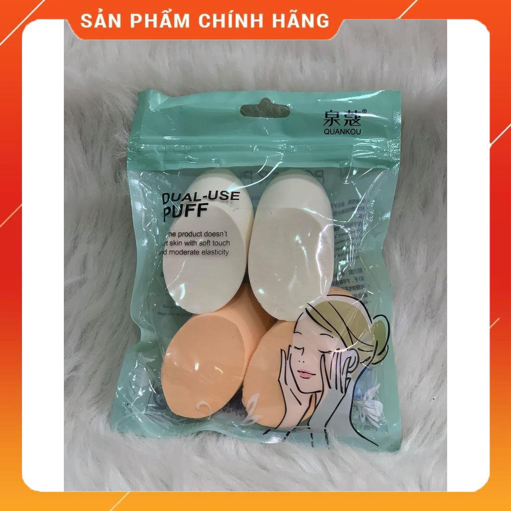 bông phấn ướt hình xúc xích