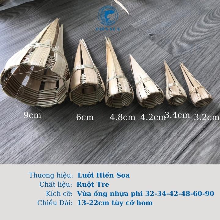 Hom tre bẫy bắt lươn vừa ống trúm nhựa fi 60 thương hiệu Lưới Hiền Soa mã H60