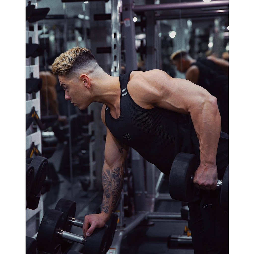 [ GYMEN ] Áo Thun Ba Lỗ Thể Thao Nam Tank Top Áo Tập Gym Big Size Co Giãn Giữ Nhiệt Nhanh Khô Cao Cấp Vải Thoáng Thun Lạnh PE Co Giãn Thoải Mái Vận động Trẻ Trung Form Chuẩn Slimfit  Chuẩn Form Chạy Bộ Chuyên Thể Dục Bóng Rổ Cầu Lông Combat