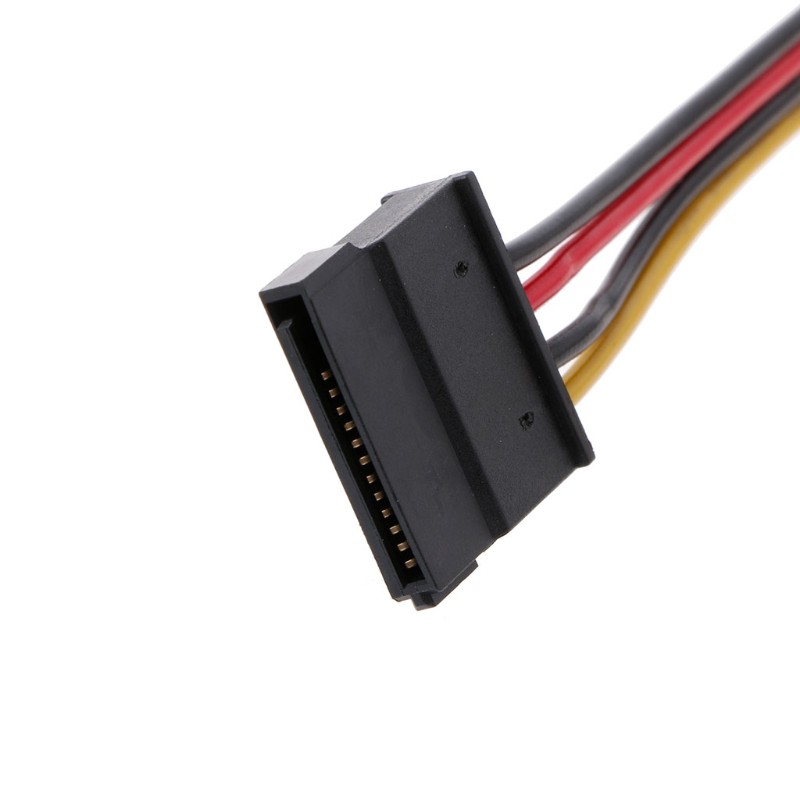 Dây cáp chuyển đổi 4-Pin fdd Floppy Male sang 15-pin SATA Female