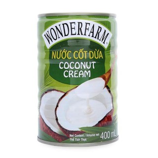 Nước Cốt Dừa Wonderfarm/ Thai coco Lon 400ml