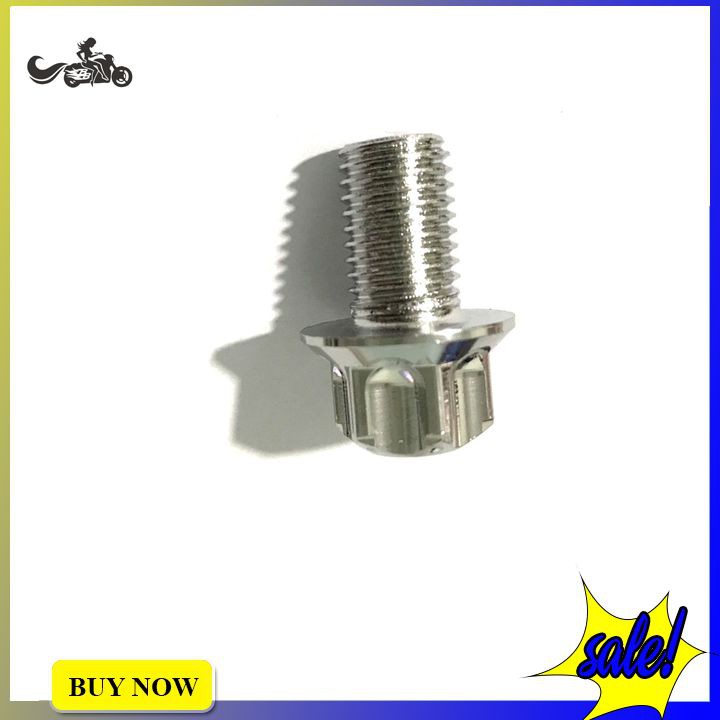 Ốc Inox 10li15 đầu Salaya ren thuận gắn chân gương xe máy