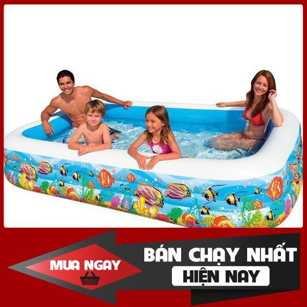 Bể bơi 2m1 siêu hot - đồ chơi vận động cho bé tiện lợi