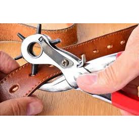 [HANG LOẠI 1 ] Kềm Bấm Lỗ Thắt Lưng, Dây Nịt,  Kìm đục Lỗ Dây Đồng Hồ  Thiết Kế Thông Minh Với 6 Đầu Bấm